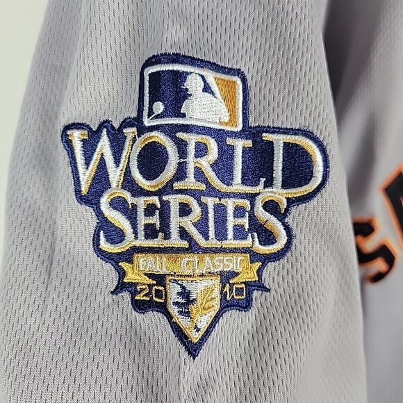 Majestic San Francisco Giants World Series Jersey 2010 Size 52 Brian Wilson #38 - Picture 6 of 12